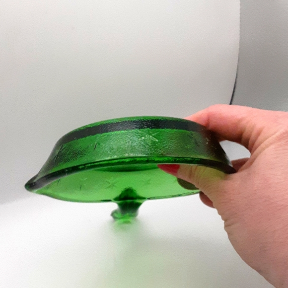 Vintage Kanawha Glass Company W Virginia Eagle Spoon Rest - Picture 6 of 6